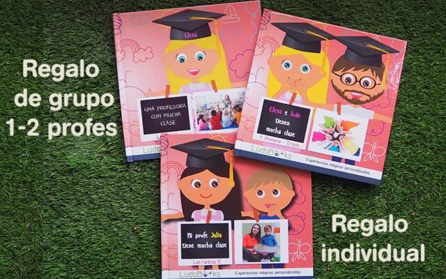 Libros personalizados para profesoras