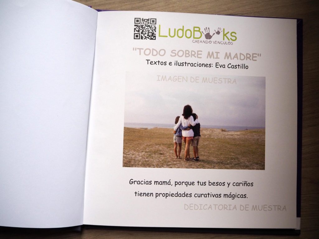 Libro personalizado para mamá con fotos y dedicatoria