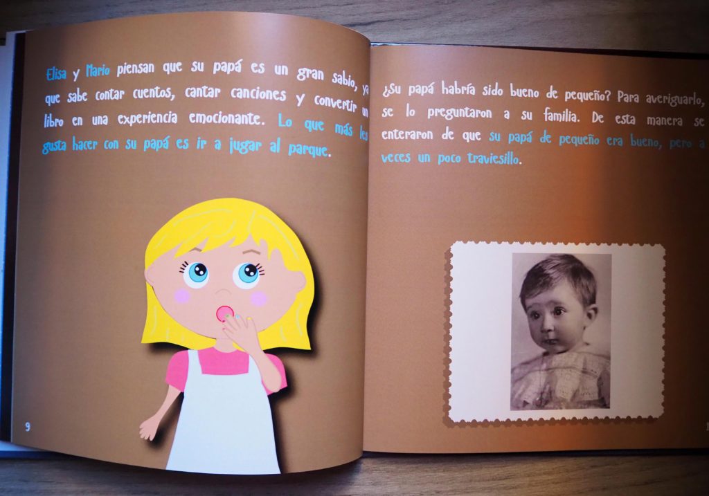 Libro personalizado para papa