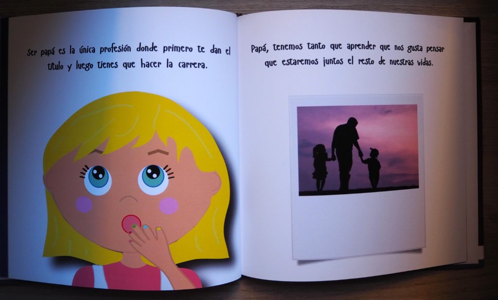 Libro personalizado para papa