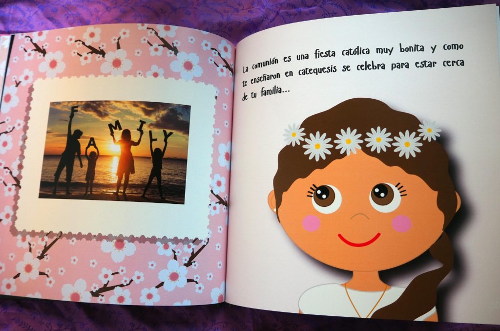 cuentos personalizados para comuniones, con fotos y avatares