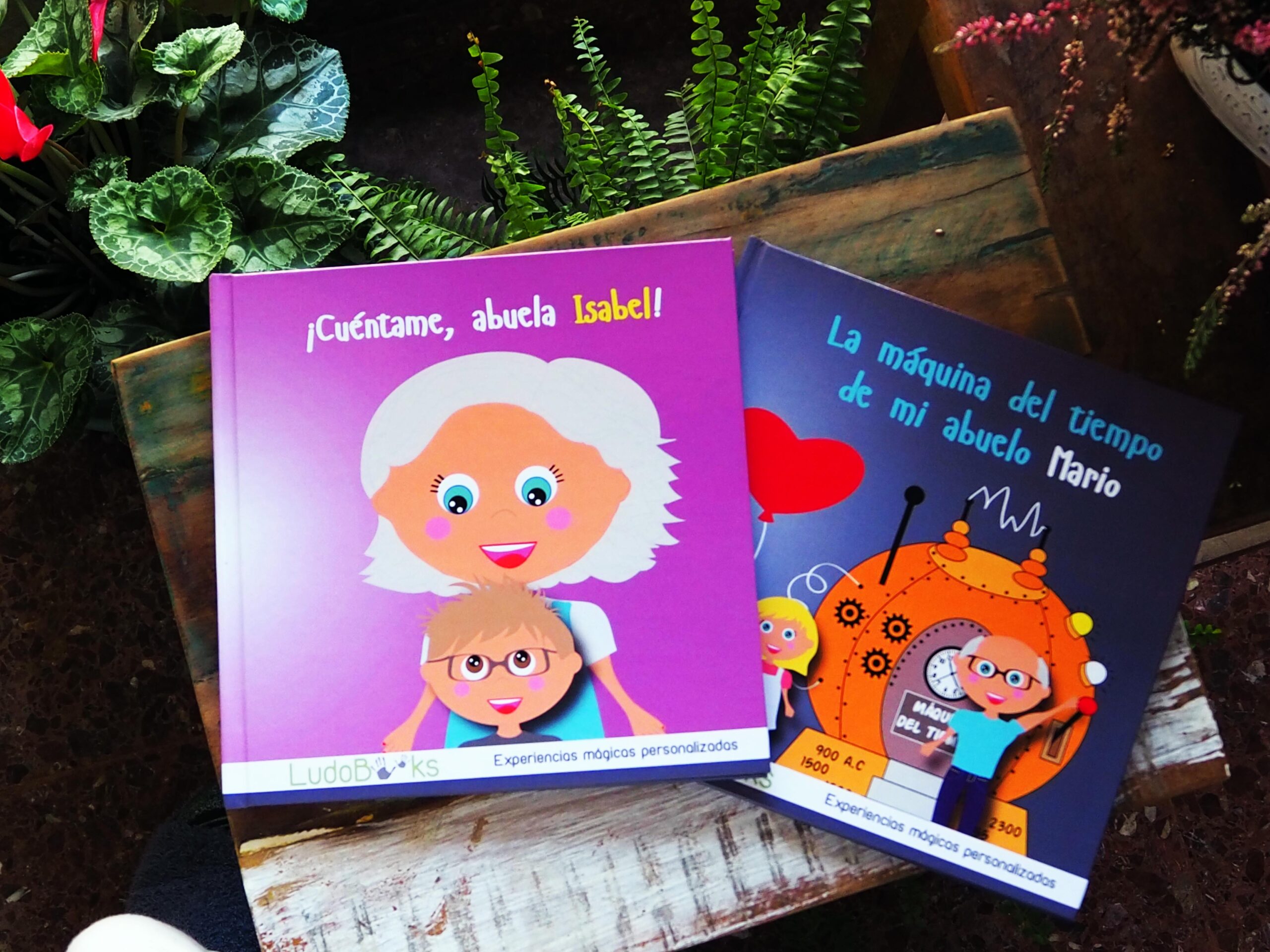 Libro Abuela cuéntame con tarjeta personalizada