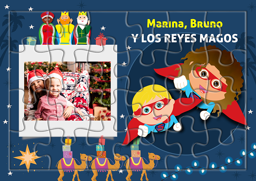 Puzzle personalizado Los Reyes Magos