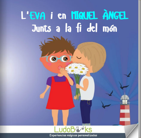 Contes personalitzats per nens en català ca portada enamorados - Contes personalitzats per nens en català