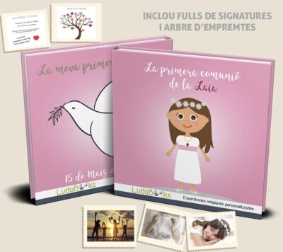 Llibre de comunión per a nenes personalitzat