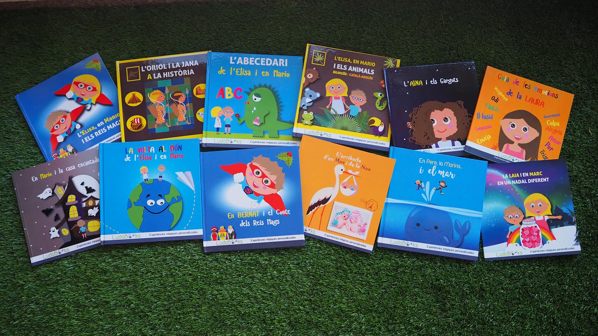 Libros personalizados para niños para regalar en el día del libro, en catalán