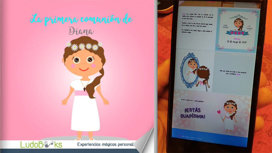cuento en papel con cuento digital