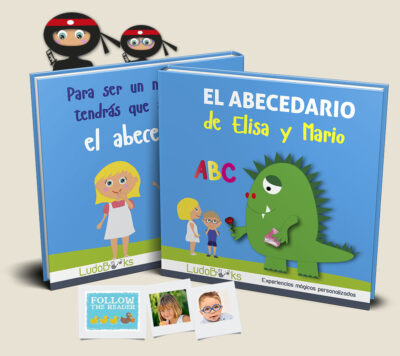 El abecedario | Cuentos personalizados con dos personajes