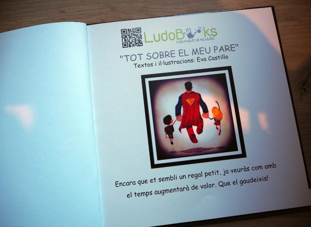 Llibres personalitzats per pares - dedicatòria