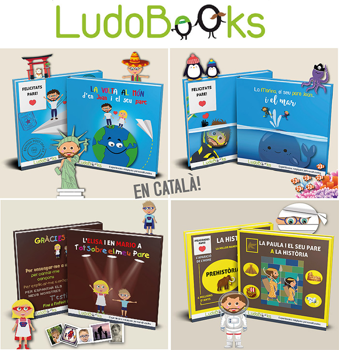 Llibres personalitzats pel dia del pare