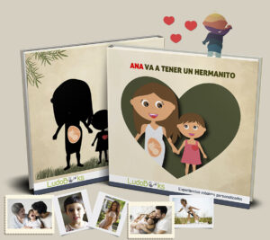 Libro personalizado para explicarle a un niño que va a tener un hermanito