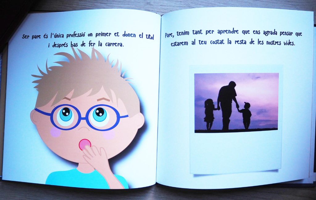 Llibres personalitzats per pares, amb fotos i avatars