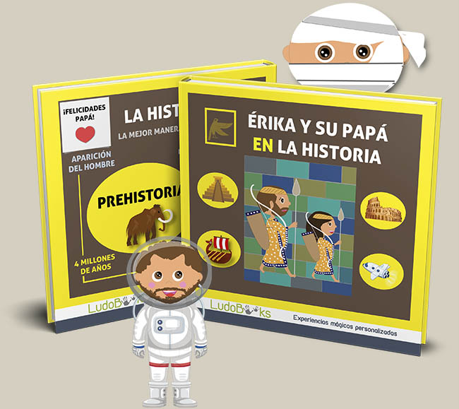 Libro personalizado de la historia con papá