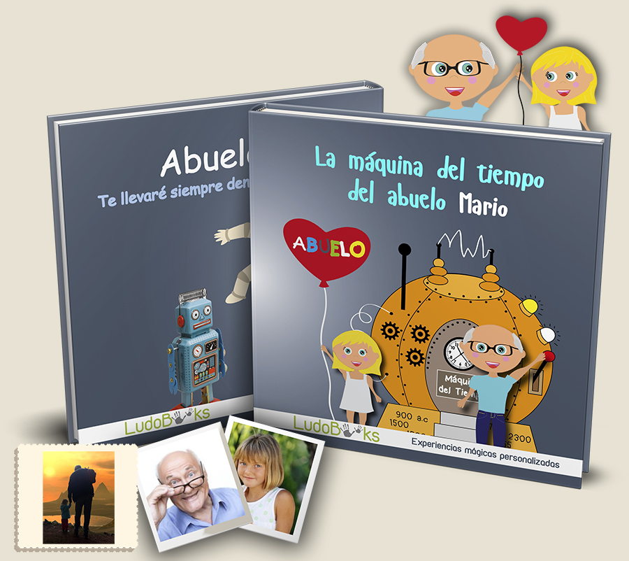 Libro personalizado para los abuelos