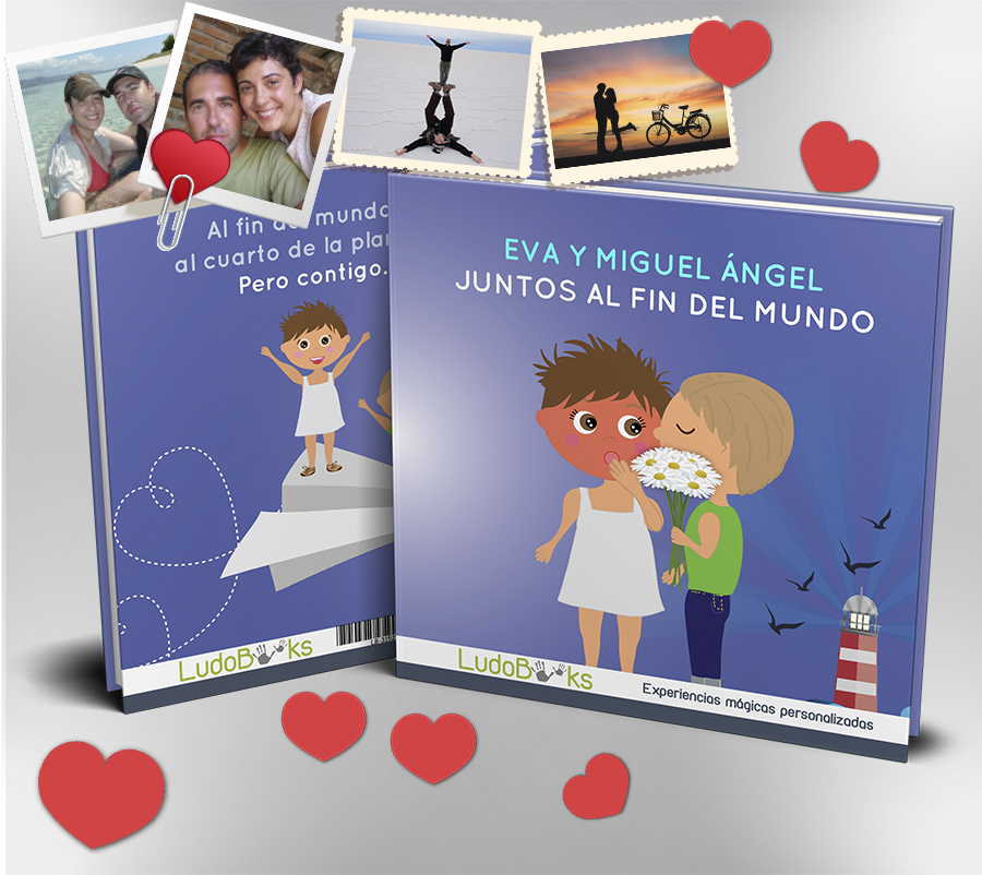 Juntos al fin del mundo - Libro para parejas personalizado