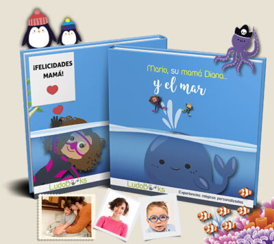 libro personalizados para mama, sobre el mar