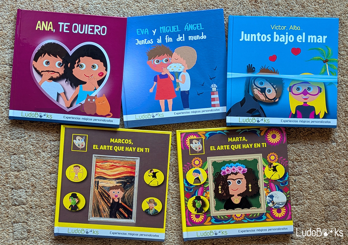 Libros personalizados para parejas de enamorados