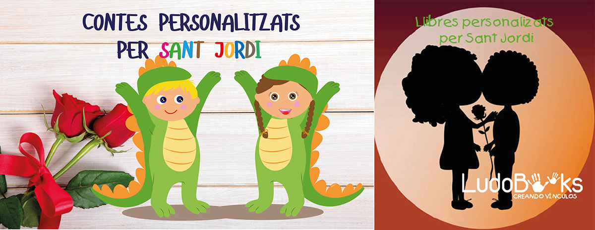 Llibres i contes personalitzats per Sant Jordi