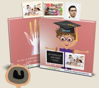 llibre personalitzat professor o professora per a fin de curs