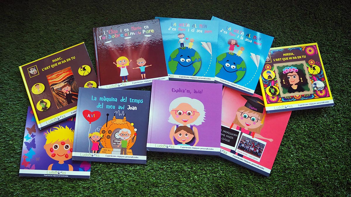 Llibres personalitzats per pares, mares, avis, àvies, professores, amigues...