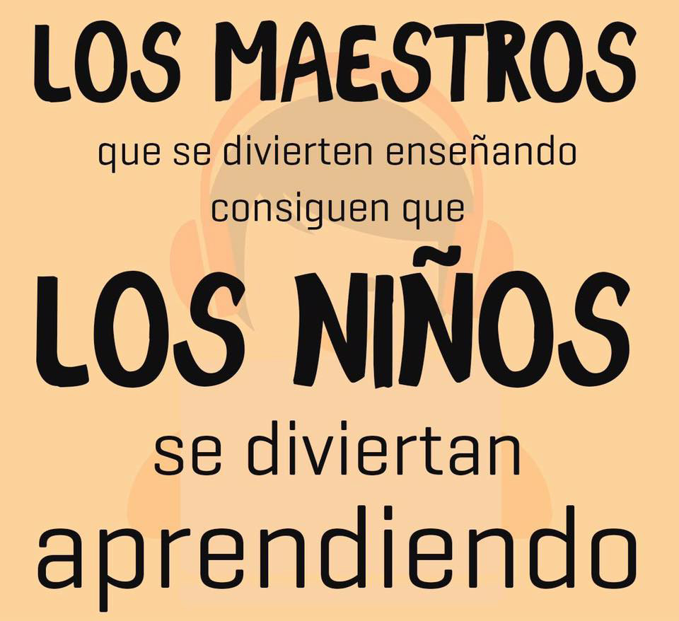 los maestros que se divierten