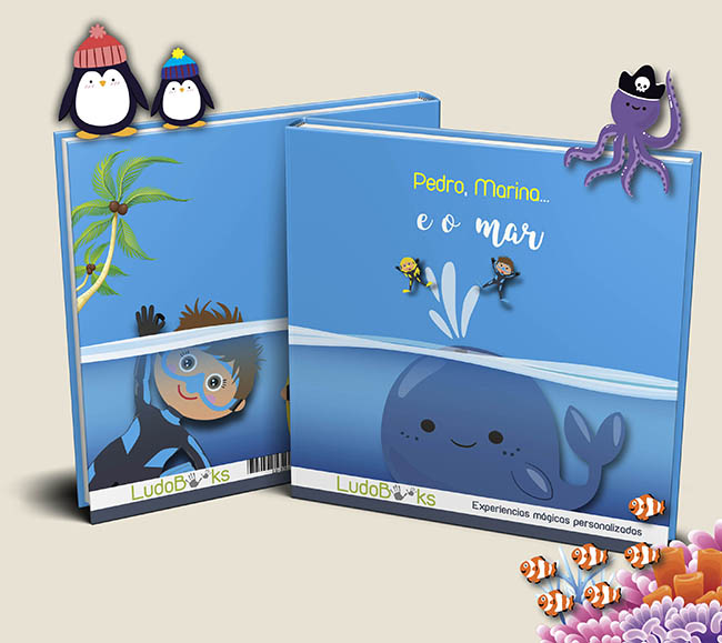 Bajo el mar | Cuentos en gallego personalizados