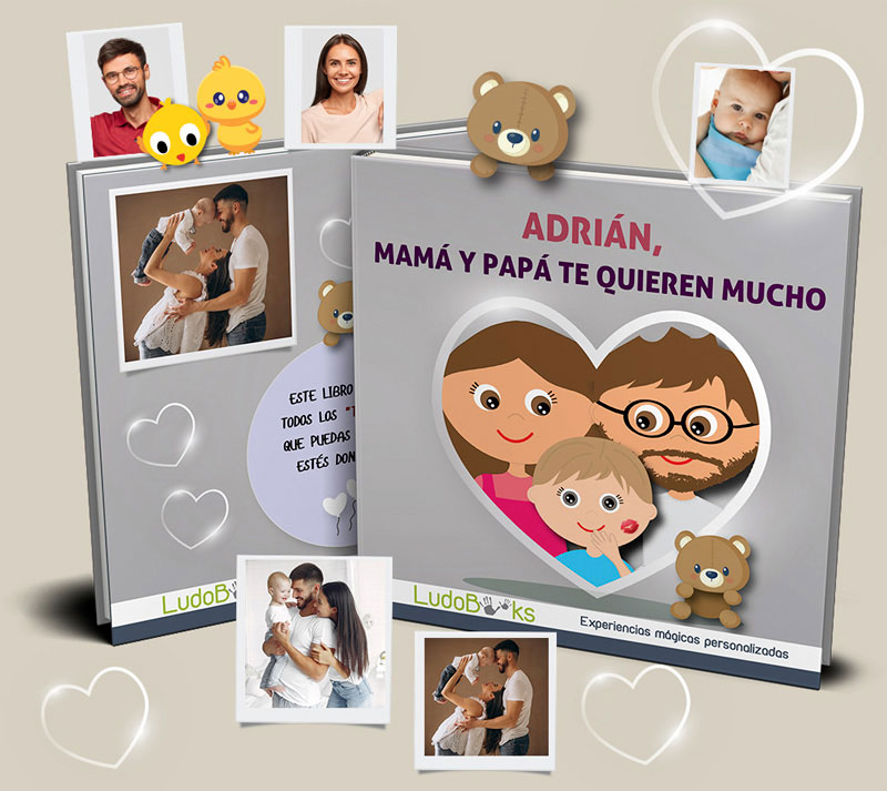 Libro personalizado de amor hacia bebé