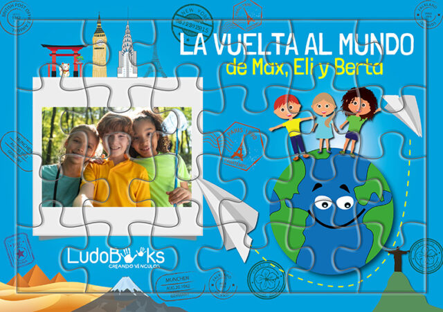 puzzle personalizado para niños y niñas, de aventuras