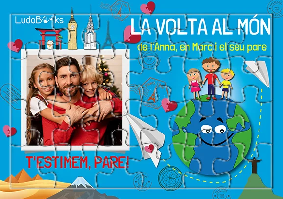 Puzzle personalitzat La volta al món
