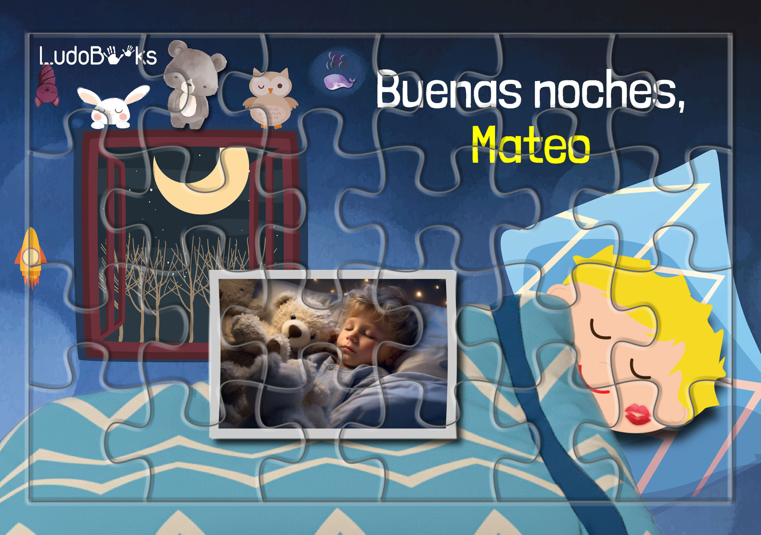 Puzzle personalizado "Los Animales!