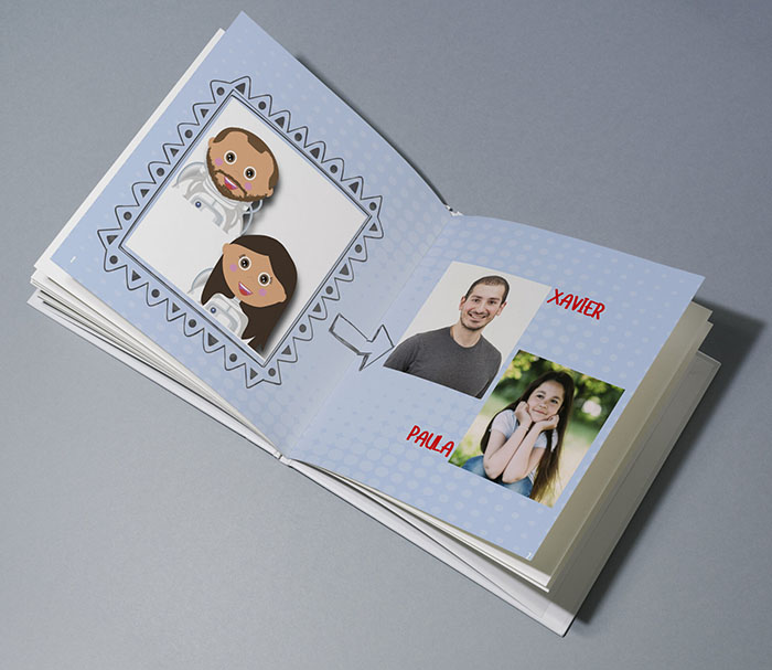 Libro personalizado de papá con su hijo