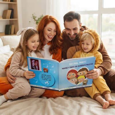 Cuento personalizado Tus papás, abuelos o tíos te quieren mucho