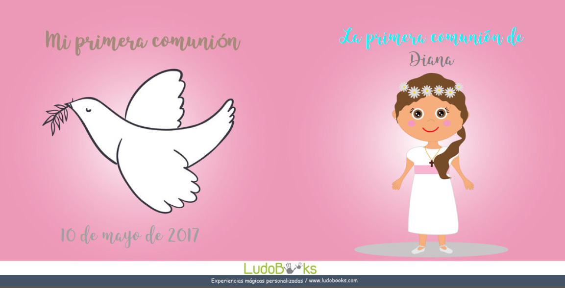 libros personalizados de primera comunión