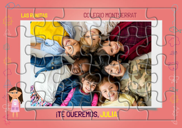 Puzzle personalizado para regalar a fin de curs