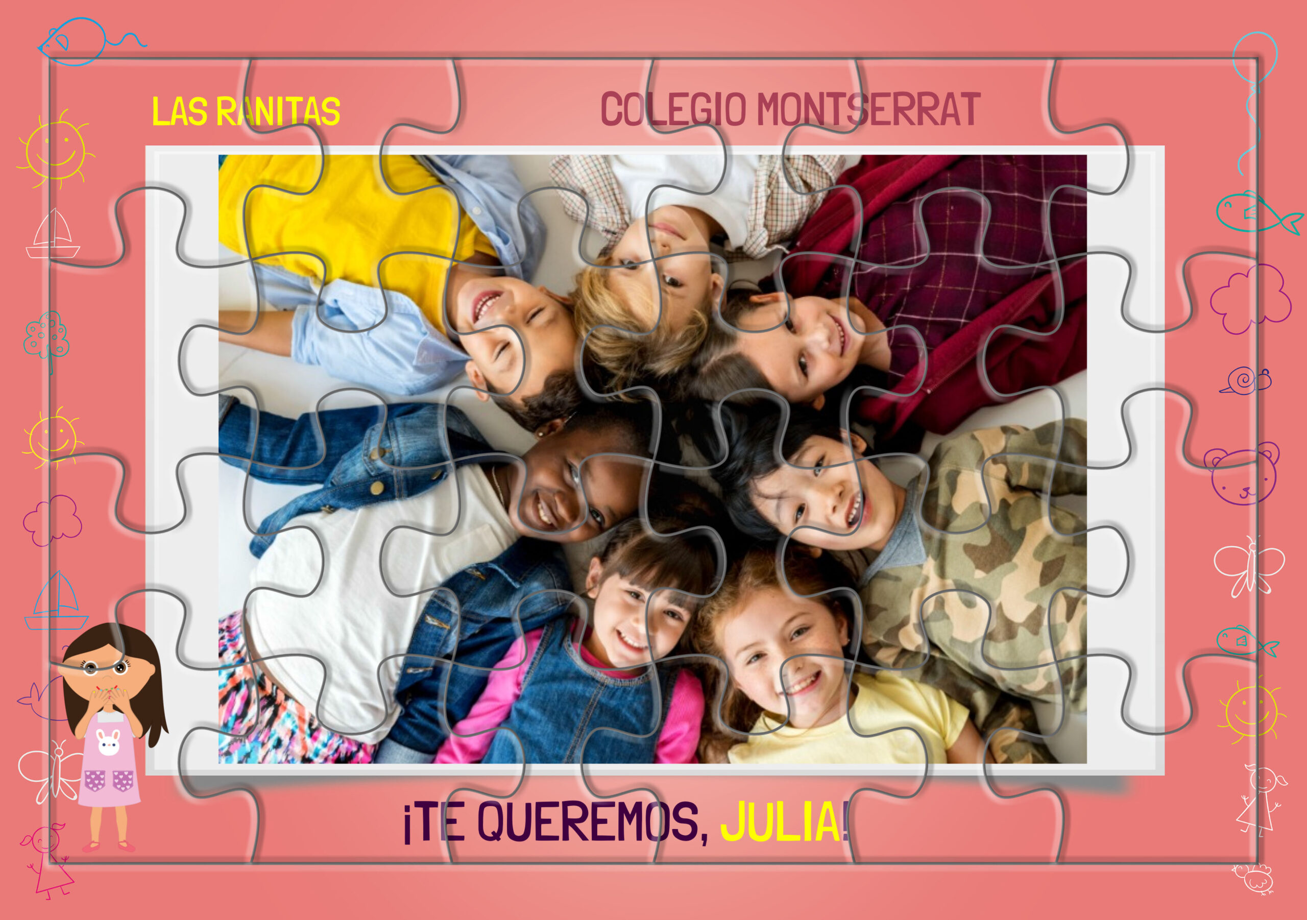 Puzzle personalizado para regalar a fin de curs