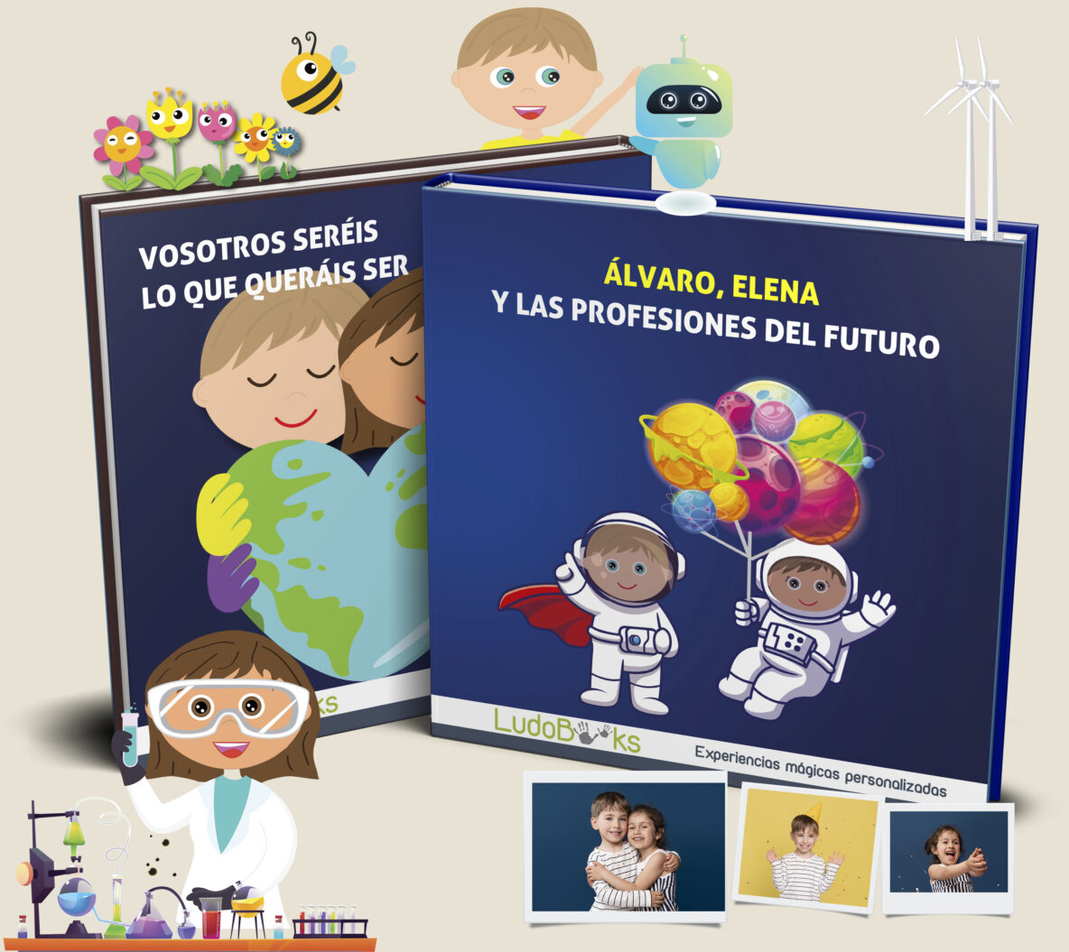 Libro personalizado de las profesiones del futuro