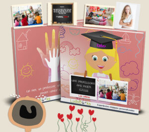 libro personalizado para profesora