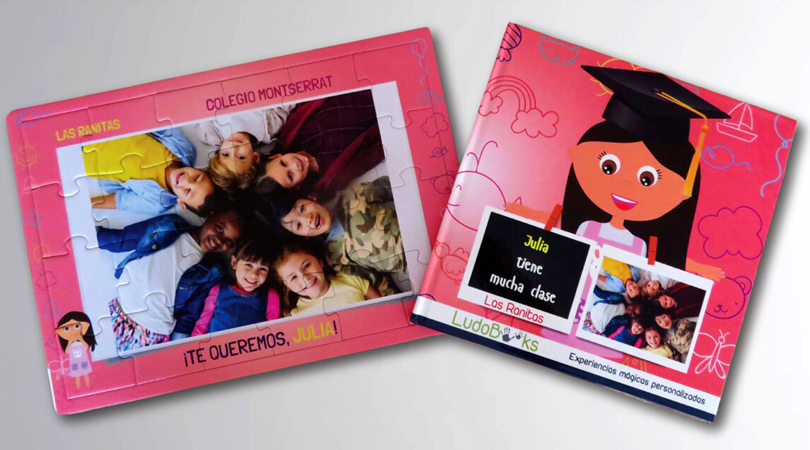 Libro personalizado para profesoras o profesores a fin de curso