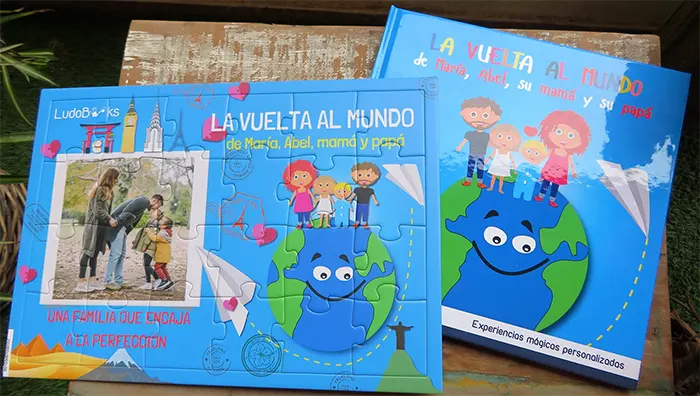 Puzzle personalizado con la portada del libro